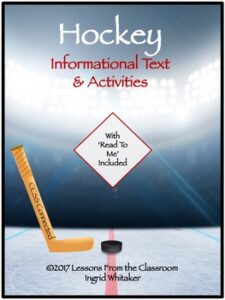 Ice Hockey : Informational Text and Activities